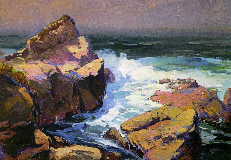 Bischoff, Franz Monterey Coast Germany oil painting art
